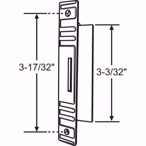 Black Inside Screen Door Pull